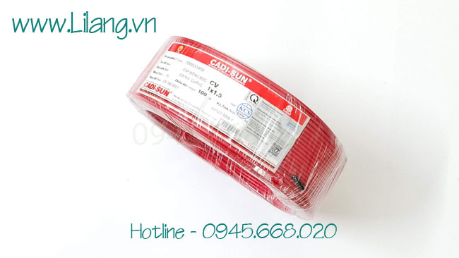 Day Cap Dien Cadisun Cv 1×1.5
