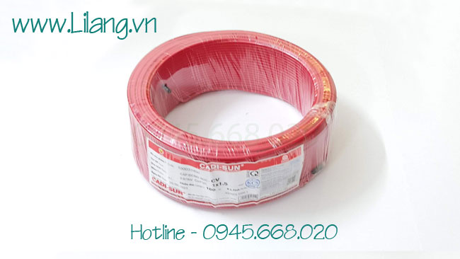 Day Cap Dien Cadisun Boc Cung Cv 1×1.5