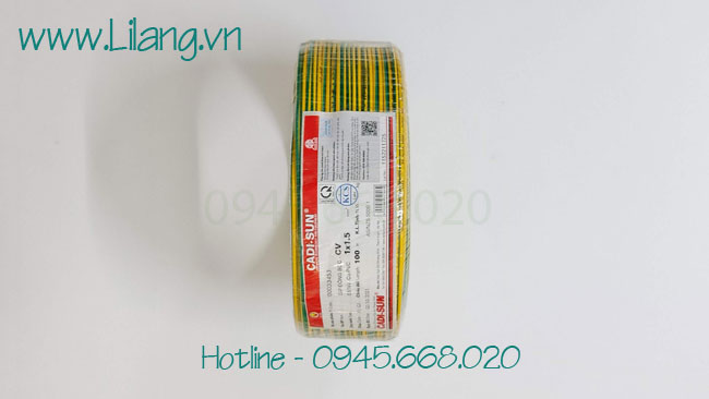 Day Cap Dien Cadisun Boc Cung Cv 1×1.5