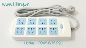 Ổ cắm điện 8 lỗ dây 3m Bull GN-604